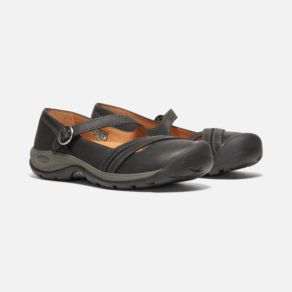 Keen Slip-On Dames Zwart - Presidio Ii Cross Strap - 23756-BTFX